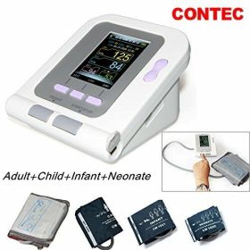 CONTEC CONTEC08A Upper Arm Digital Color LCD Blood Pressure Monitor With PC Software 4 CUFFS (Option: CONTEC08A)